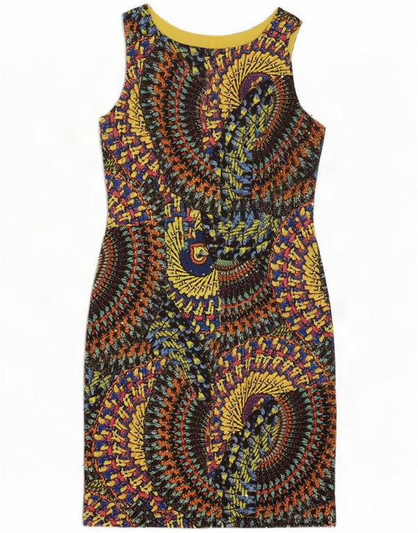 Joseph Ribkoff Womens Graphic Sheath Dress UK 14 Large Multicoloured