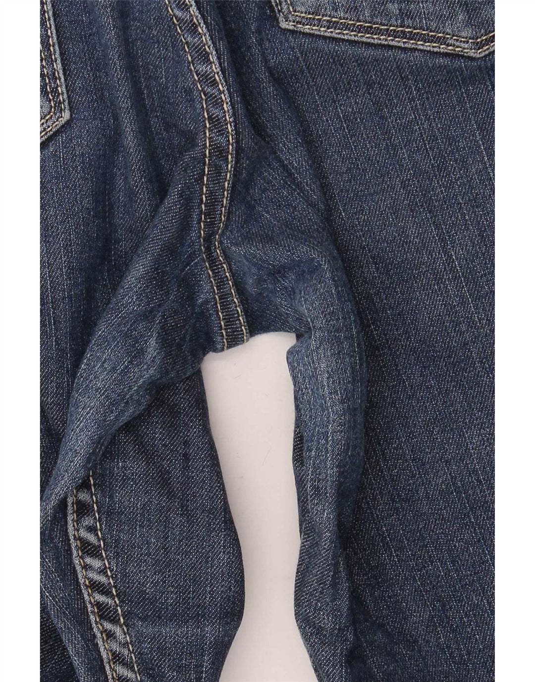 Mustang Womens Bootcut Jeans W32 L32 Navy Blue Cotton