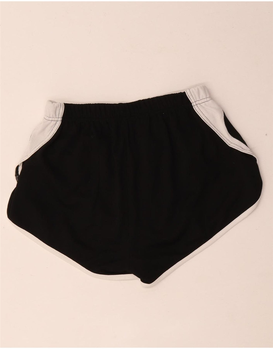 Asics Womens Sport Shorts UK 10 Small  Black Colourblock Polyester
