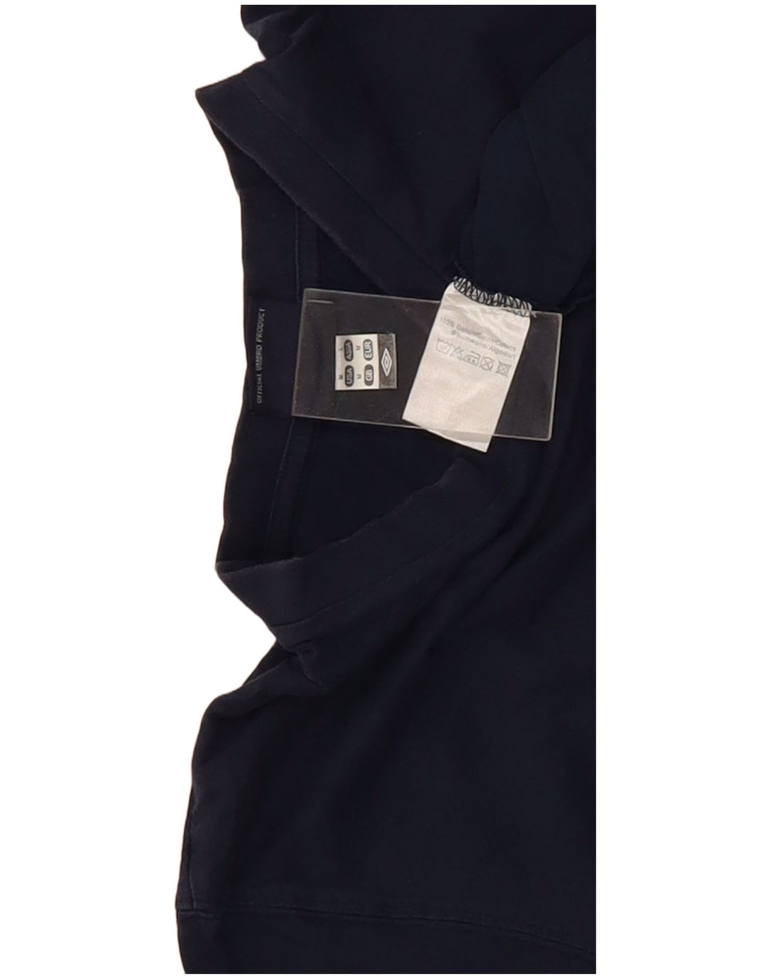 Umbro Mens T-Shirt Top Medium Navy Blue Cotton