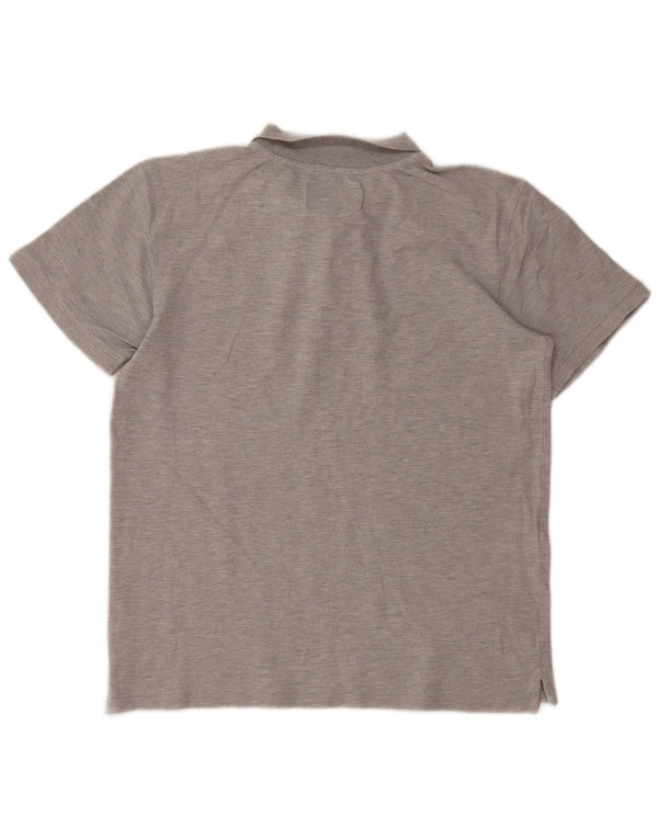 Jack Wills Womens Polo Shirt UK 14 Large Grey Cotton