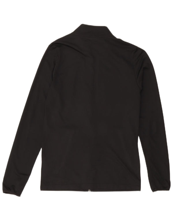 Nike Mens Dri Fit Tracksuit Top Jacket Small Black Polyester