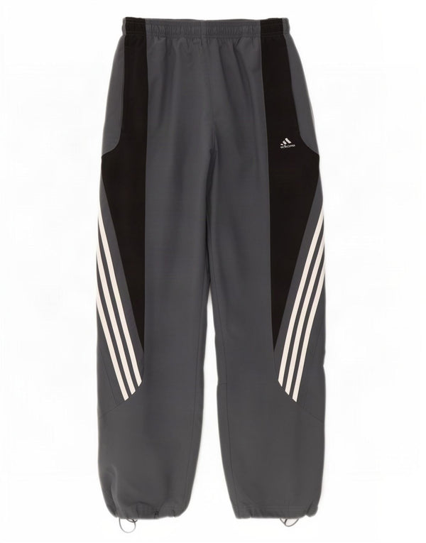 Adidas Mens Tracksuit Trousers Joggers UK 36/38 Small Grey Colourblock