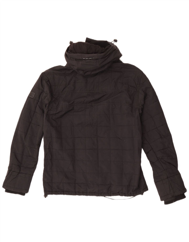 Superdry Mens Windcheater Graphic Windbreaker Jacket UK 40 Large Black