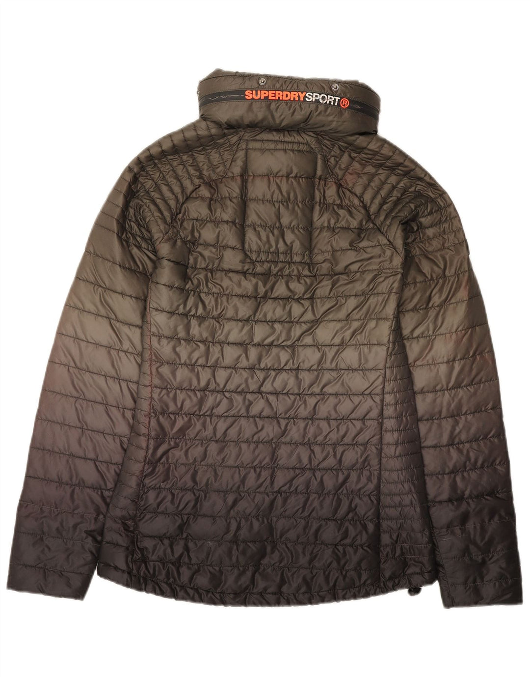 SUPERDRY Womens Padded Jacket UK 10 Small Khaki Polyester