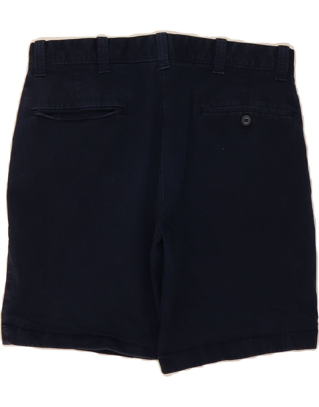 J. CREW Mens Chino Shorts W30 Medium  Navy Blue Cotton Vintage J. Crew and Second-Hand J. Crew from Messina Hembry 