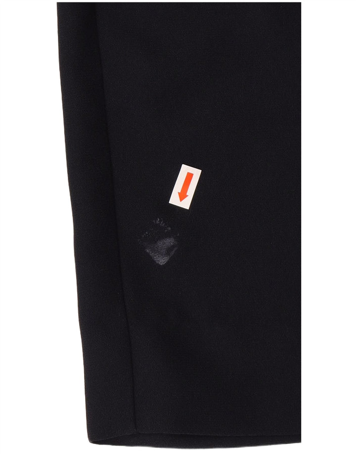 Whistles Womens Tracksuit Trousers UK 12 Medium Navy Blue Striped Polyester