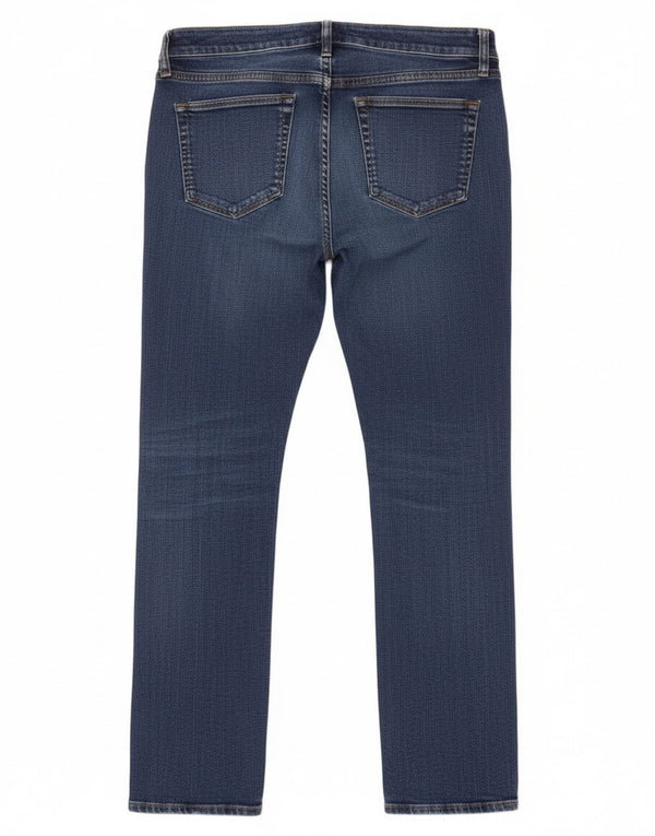 Ralph Lauren Womens Curvy Straight Jeans US 8 Medium W30 L29 Blue Cotton