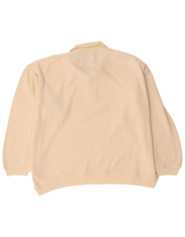 Cutty Sark Mens Yachting Polo Neck Jumper Sweater EU 50 Medium Off White