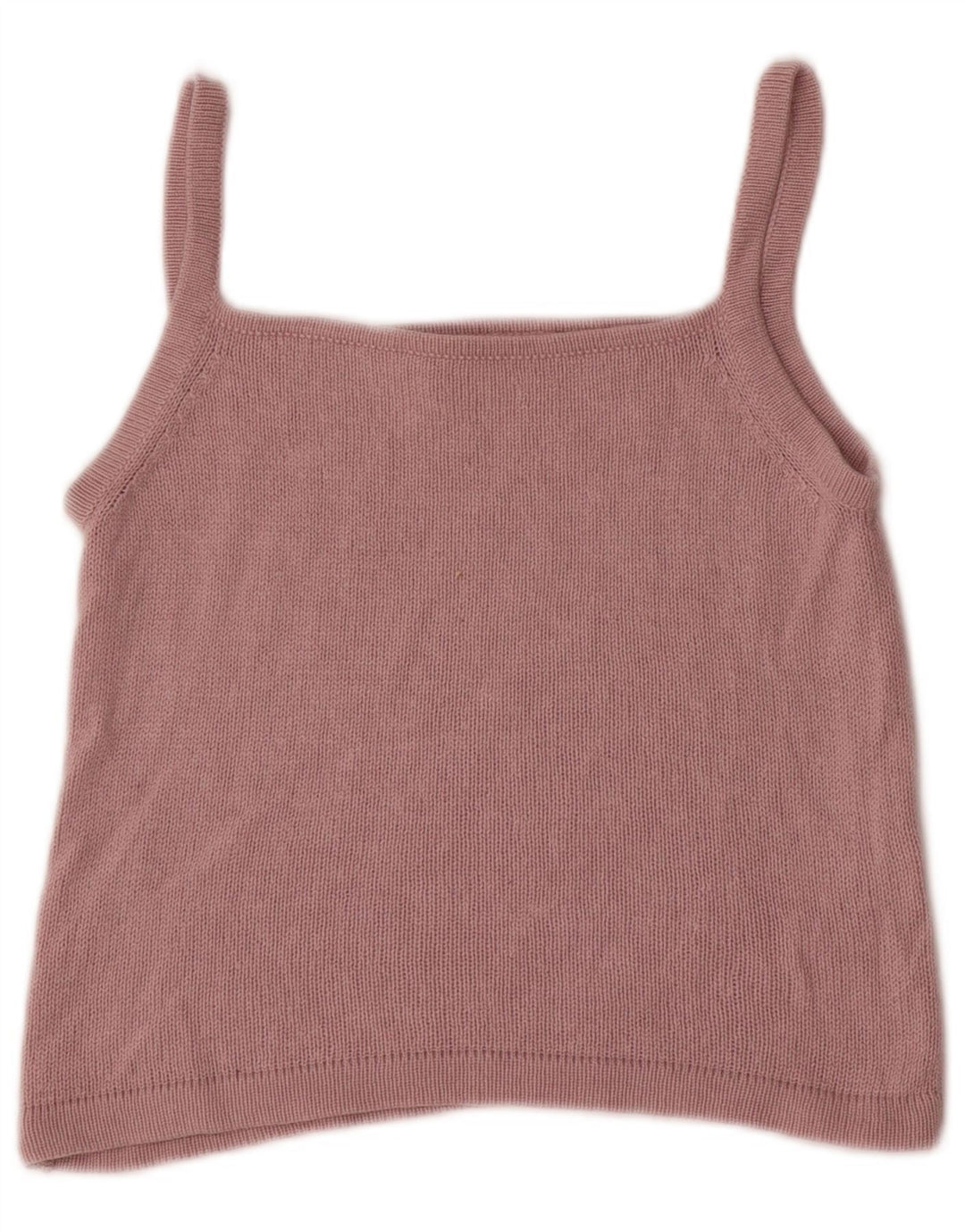 Marella Womens Crop Cami Top UK 12 Medium Pink Silk