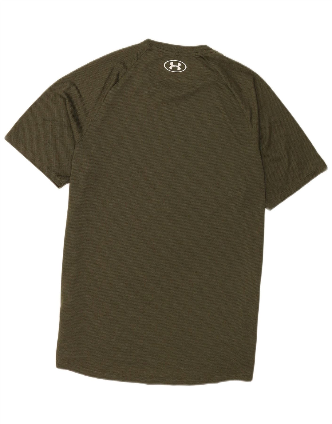 Under Armour Mens T-Shirt Top Medium Khaki Polyester