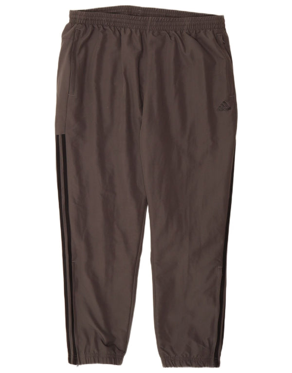 ADIDAS Mens Tracksuit Trousers Joggers XL  Grey Polyester