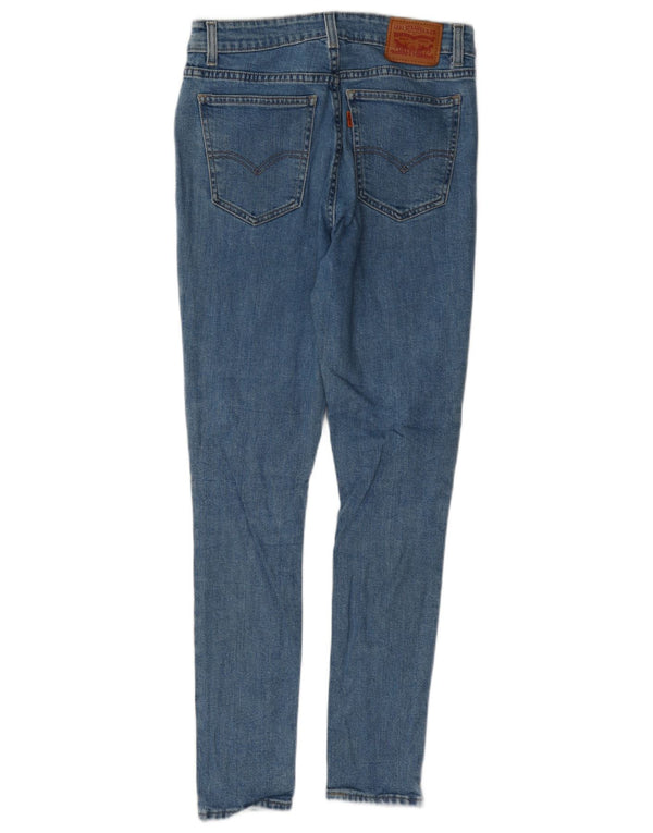 Levi's Womens 721 High Rise Skinny Jeans W28 L30 Blue Cotton