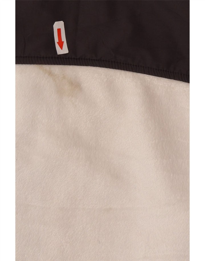 Fila Womens Fleece Jacket UK 16 Large White Colourblock Polyester