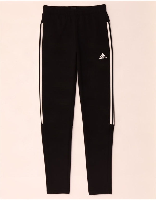 Adidas Mens Aeroready Tracksuit Trousers Medium Black Cotton