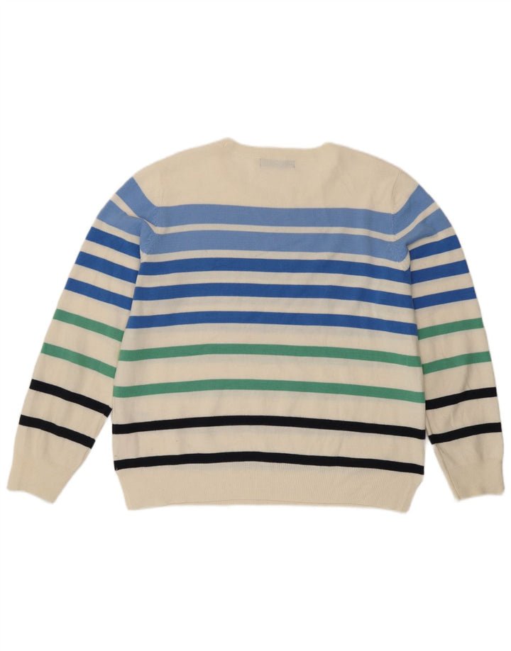 Marks & Spencer Womens Crew Neck Jumper Sweater UK 16 Large Multicoloured