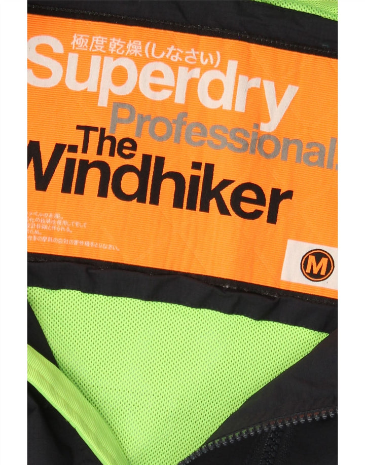 SUPERDRY Mens The Windhiker Windbreaker Jacket UK 38 Medium Navy Blue