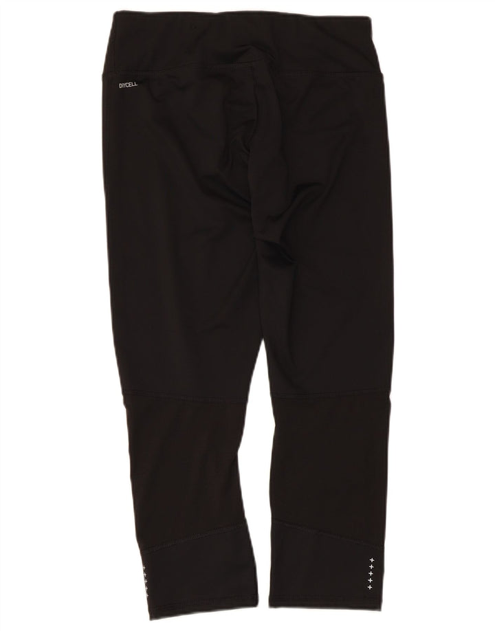 Puma Womens Capri Leggings UK 12 Medium Black Polyester