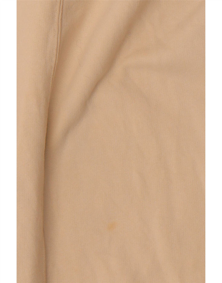 PUMA Womens Oversized Sweatshirt Jumper UK 10 Small Beige Colourblock Vintage Puma and Second-Hand Puma from Messina Hembry 