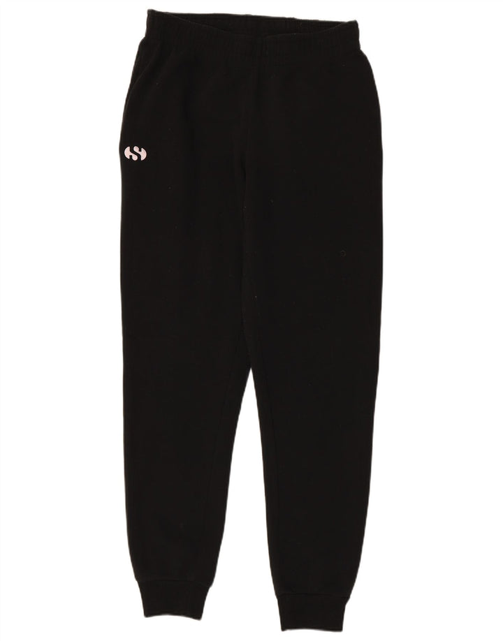 SUPERGA Womens Tracksuit Trousers Joggers UK 14 Medium  Black Polyester