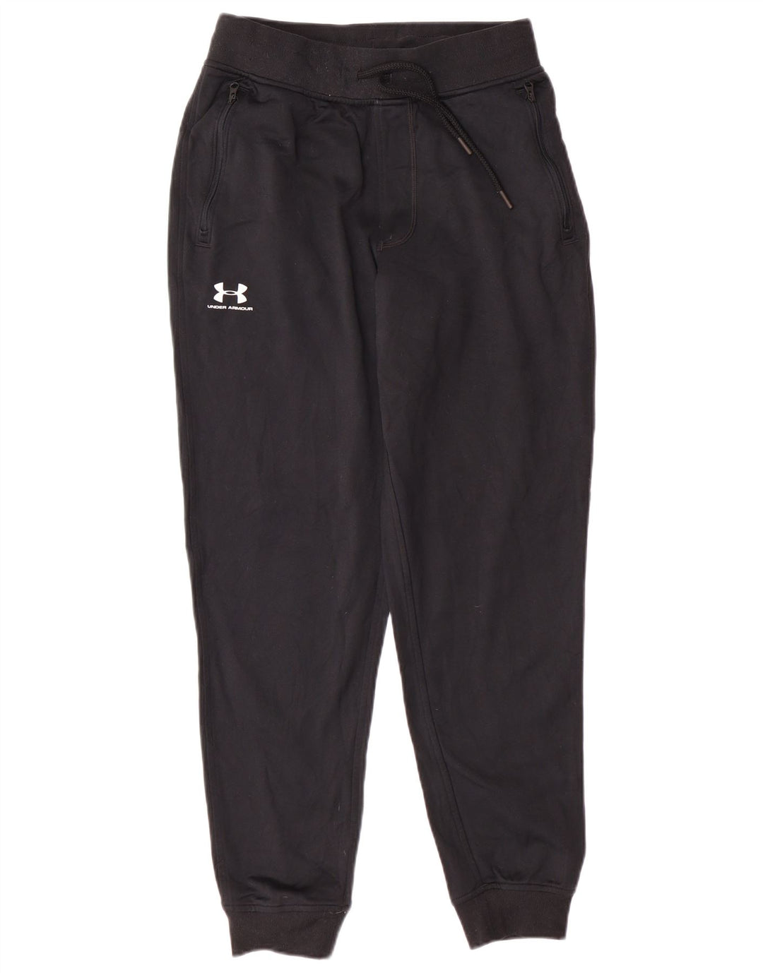 UNDER ARMOUR Womens Tracksuit Trousers Joggers UK 12 Medium  Black