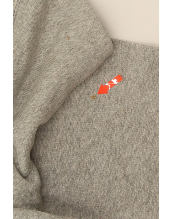 Nike Mens Hoodie Jumper Medium Grey Flecked Cotton