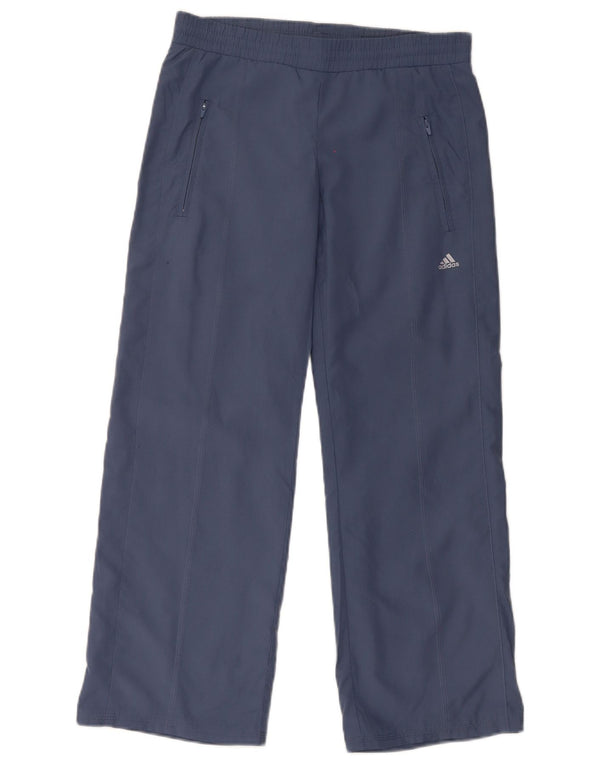 Adidas Womens Tracksuit Trousers UK 6 XS Navy Blue Polyester