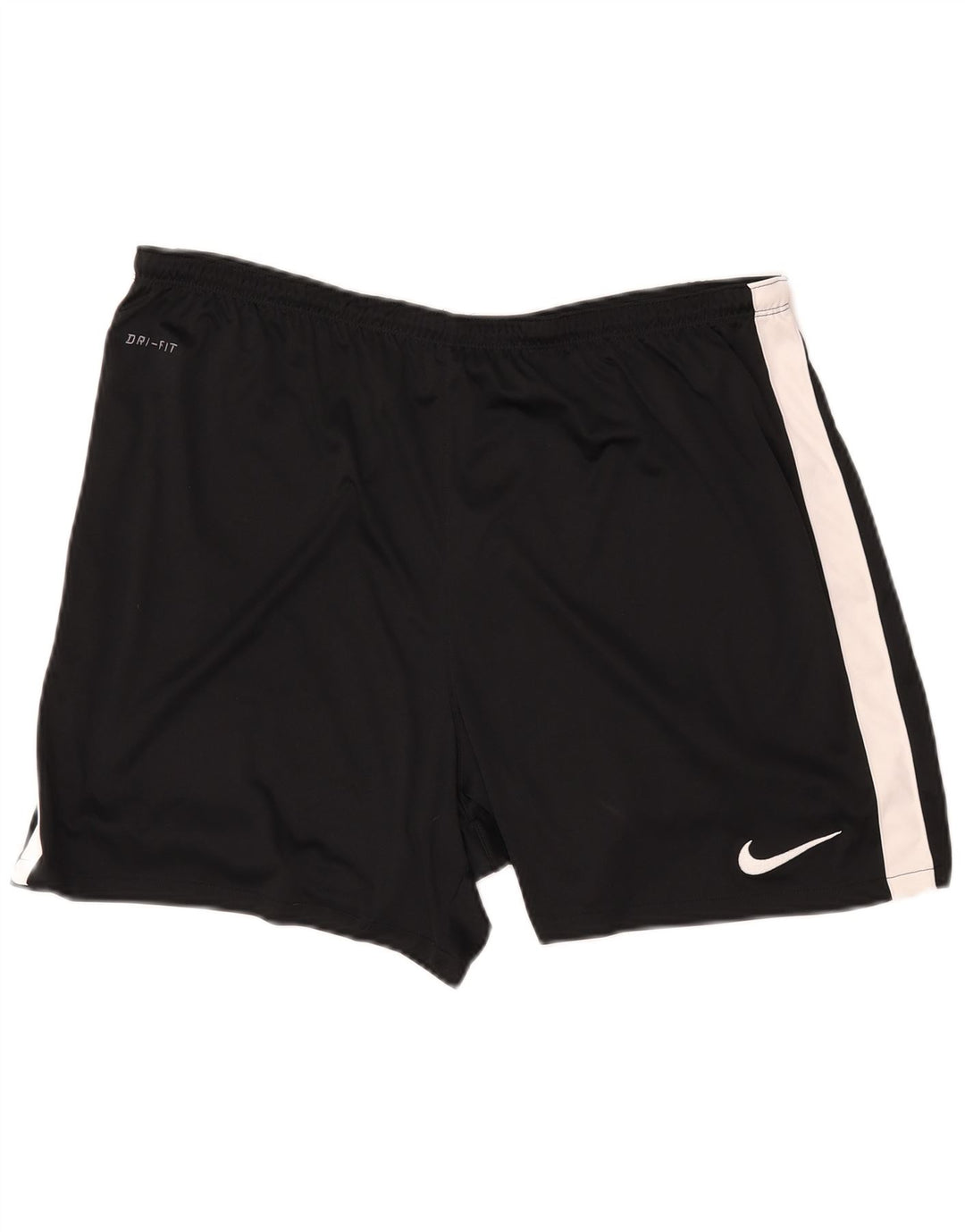 NIKE Mens Dri Fit Sport Shorts XL Black Colourblock Polyester