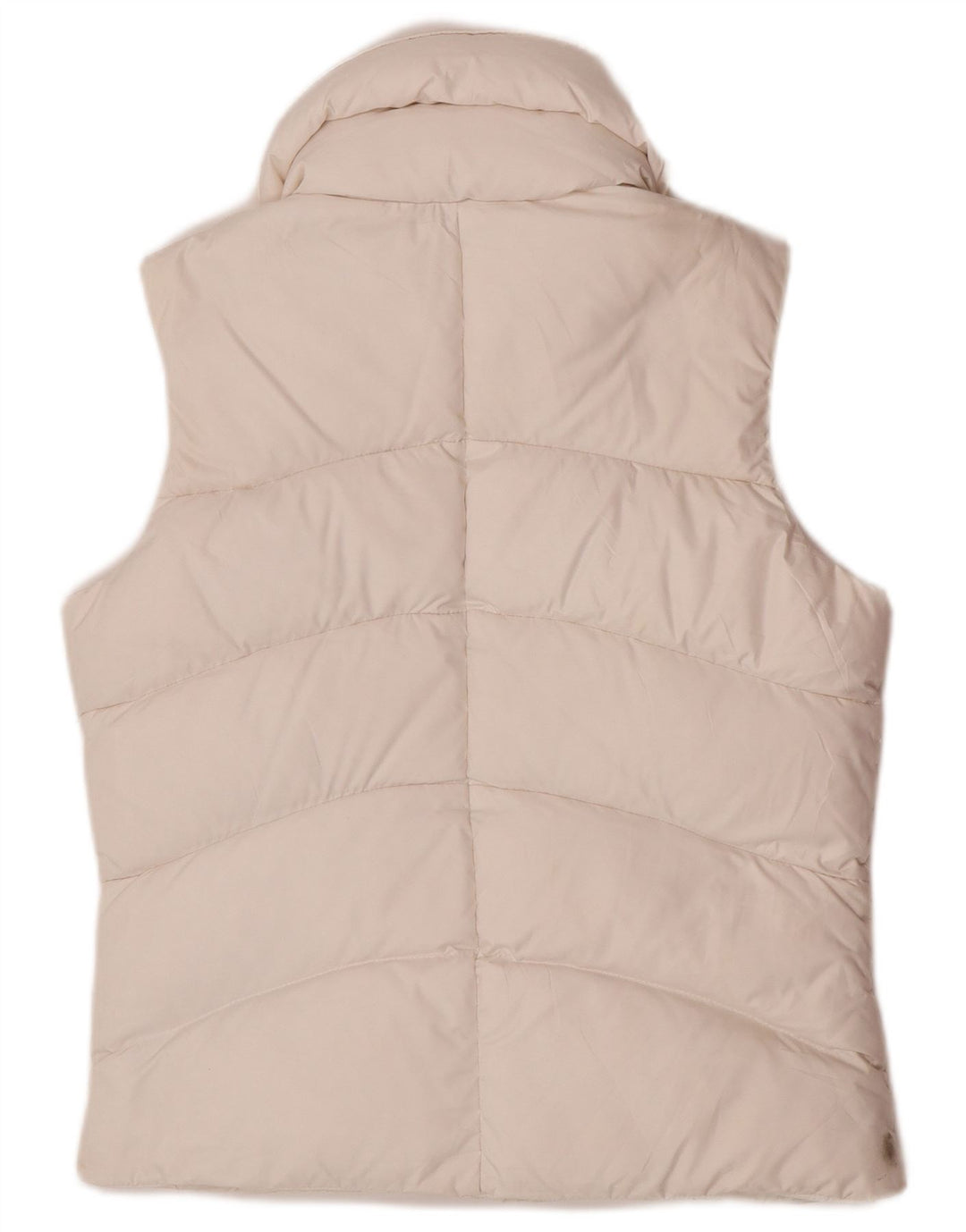 Nike Womens Hooded Padded Gilet UK 12/14 Medium White Polyester