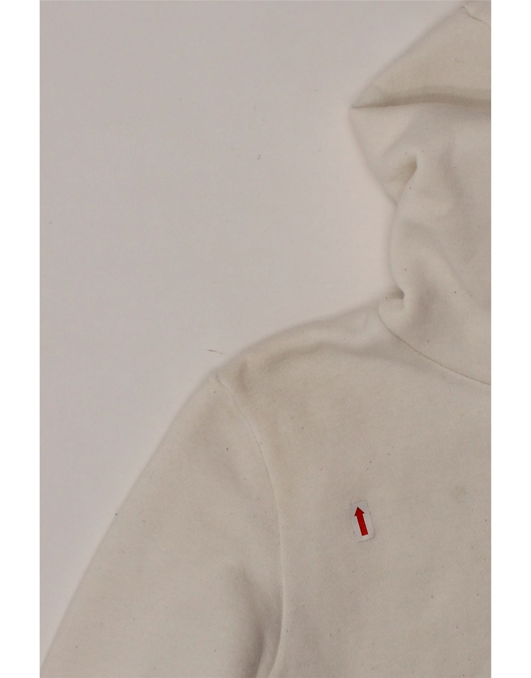 FILA Boys Hoodie Jumper 9-10 Years White Cotton