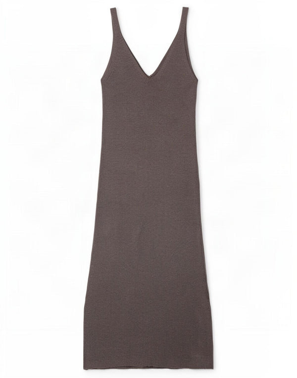 Zara Womens Sleeveless Maxi Dress UK 8 Small Grey Viscose