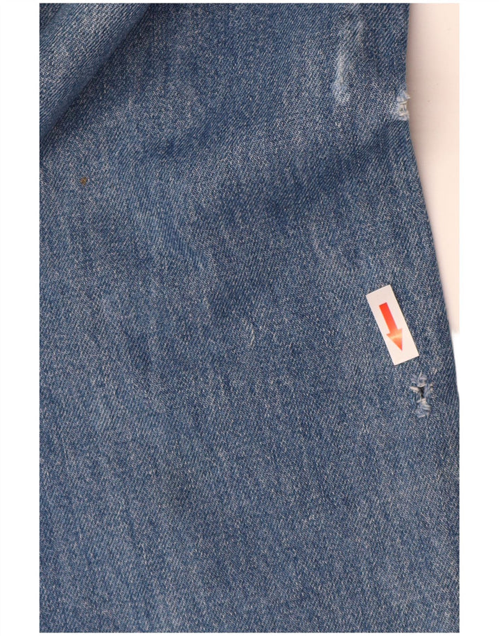Levi's Mens 521 Straight Jeans W38 L34 Blue Cotton