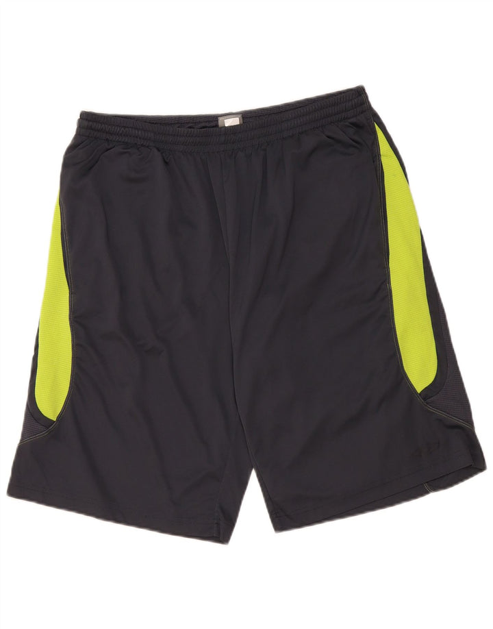 Umbro Mens Sport Shorts XL Grey Colourblock
