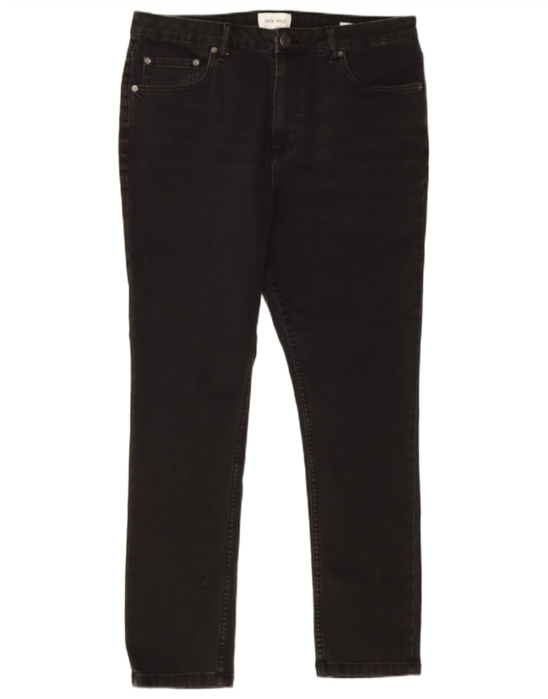Jack Wills Mens Slim Jeans W34 L29 Black Cotton
