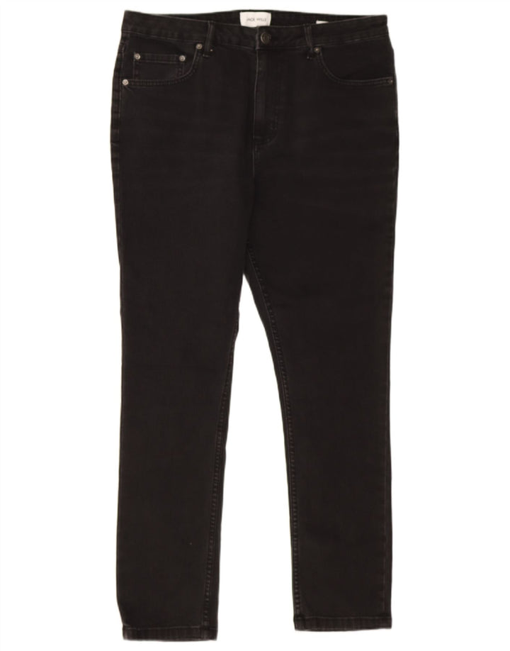 Jack Wills Mens Slim Jeans W34 L29 Black Cotton