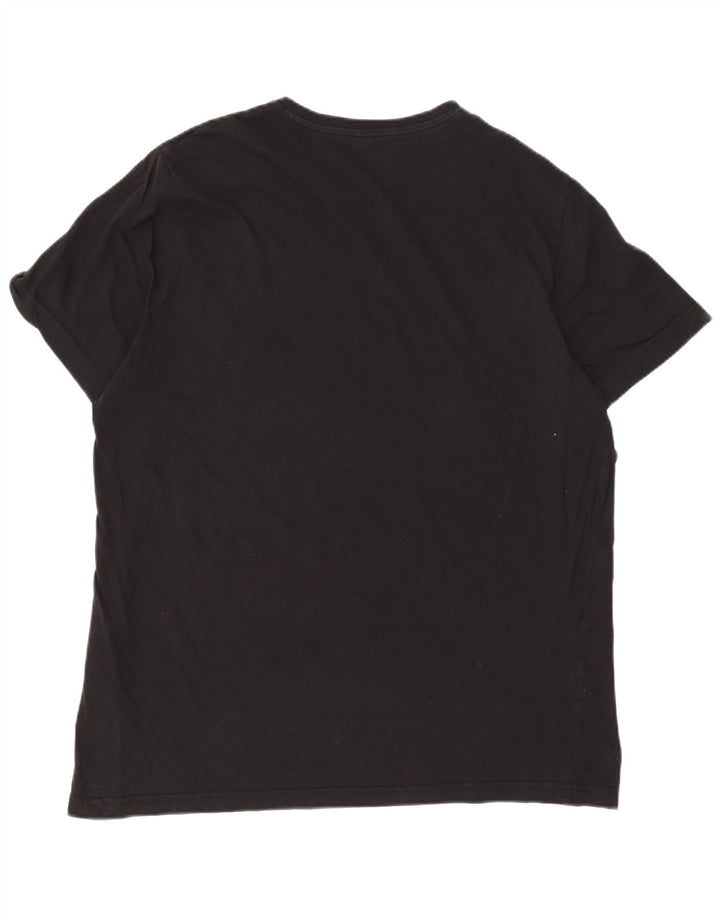 Puma Mens Graphic T-Shirt Top 2XL Black