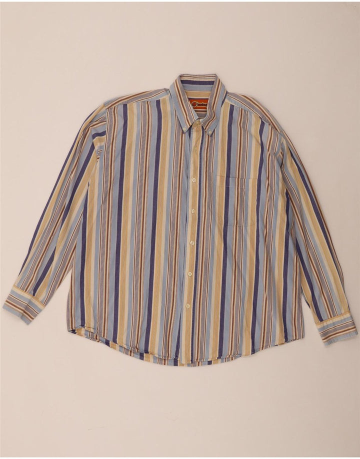 Vintage Mens Shirt XL Multicoloured Striped