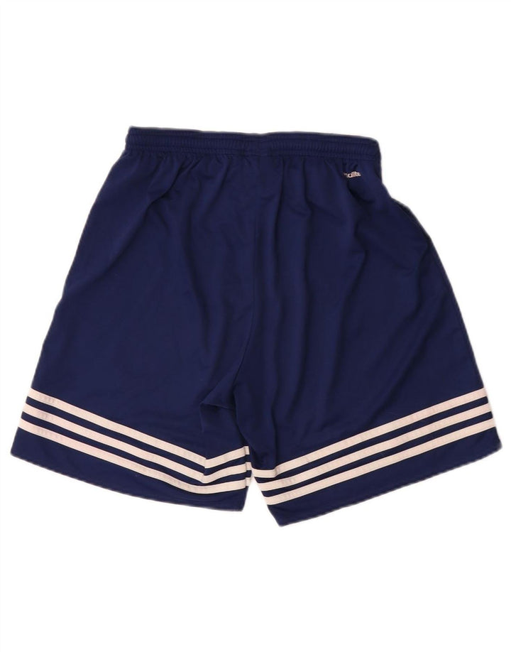 ADIDAS Mens Climalite Sport Shorts Small  Navy Blue Polyester
