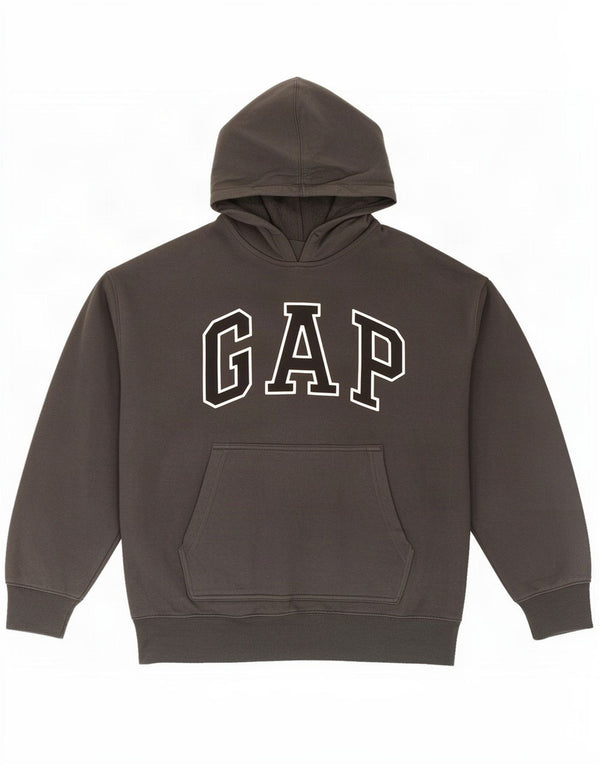 Gap Boys Graphic Hoodie Jumper 12-13 Years XL Grey Cotton