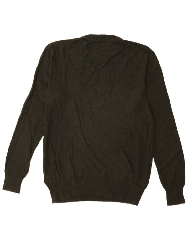 Superdry Mens Crew Neck Jumper Sweater Large Green Cotton