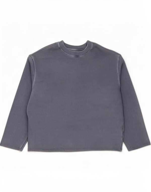 Marks & Spencer Womens Relaxed Fit Sweatshirt Jumper UK 14 Medium Blue
