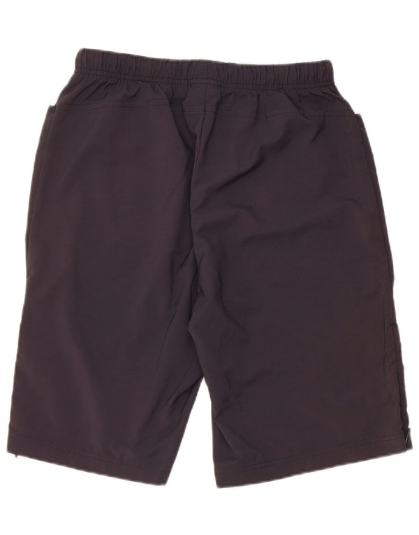 ADIDAS Womens Sport Shorts UK 12 Medium Navy Blue Polyester