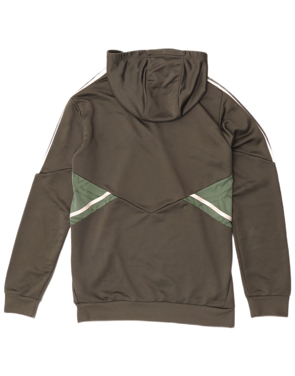 Adidas Mens The Celtic Football Club Graphic Hoodie Jumper Medium Khaki