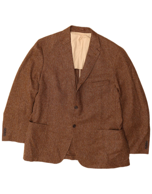 PETER MILLAR Mens 2 Button Blazer Jacket UK 40 Large Brown