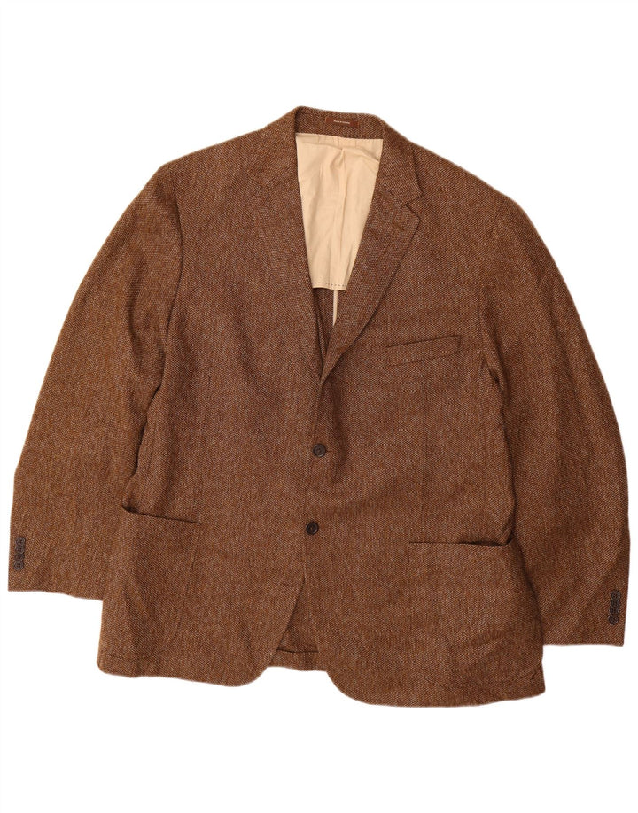 PETER MILLAR Mens 2 Button Blazer Jacket UK 40 Large Brown
