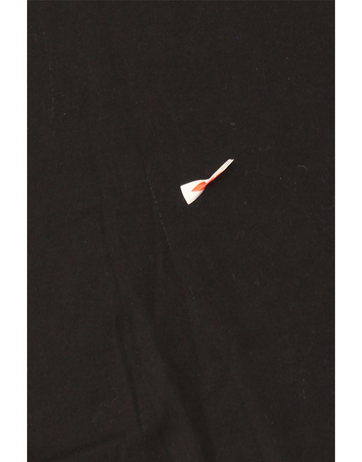 Dkny Mens Polo Shirt Large Black Cotton