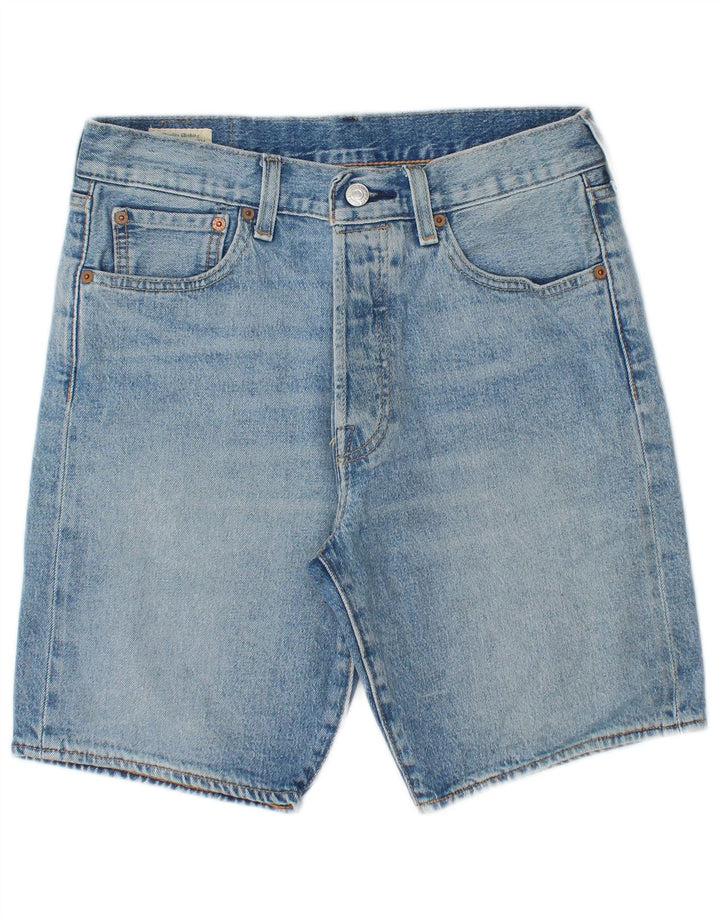 LEVI'S Mens 501 Denim Shorts W30 Medium  Blue Cotton