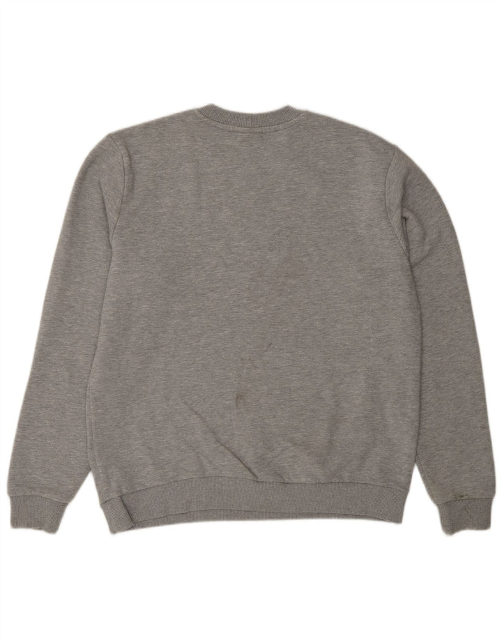 New Balance Mens Graphic Sweatshirt Jumper Small Grey Cotton