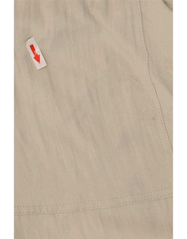 Zara Womens Joggers Cropped Trousers Medium W28 L25 Beige Polyester