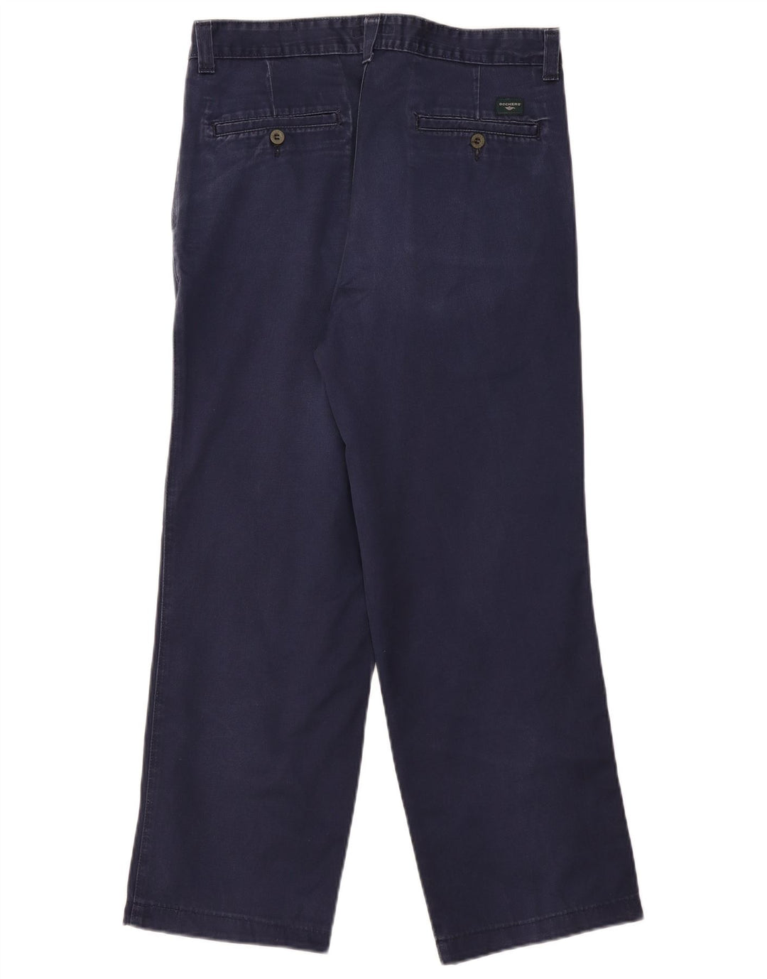 DOCKERS Mens Straight Chino Trousers W34 L28 Navy Blue